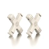 Aligner Chewies Compatible for Invisalign Aligners, Trays Seater Orthodontic Munchies for Braces, Aligner, Retainer (Pack of 2)(White)