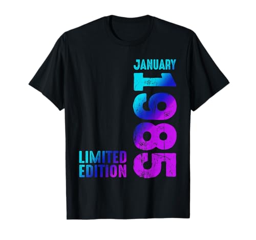 Awesome January 1985 Since 1985 Vintage 1985 Retro 1985 T-Shirt