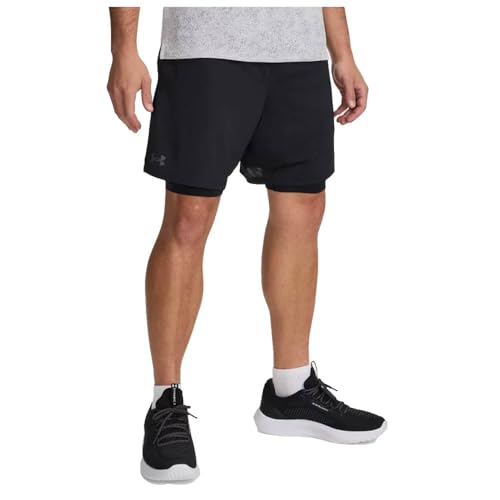 Image of Under Armour Tech Vent 2in1 Shorts S Black
