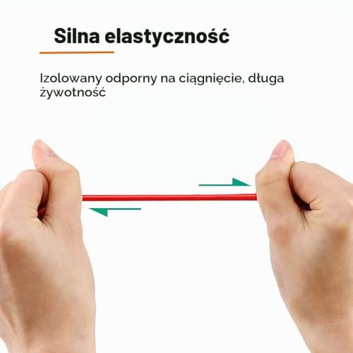 Przewody pomiarowe, 2 pary sond pomiarowych, kable do multimetru 1000 V / 20 A, 107 cm, kolor czarny i czerwony