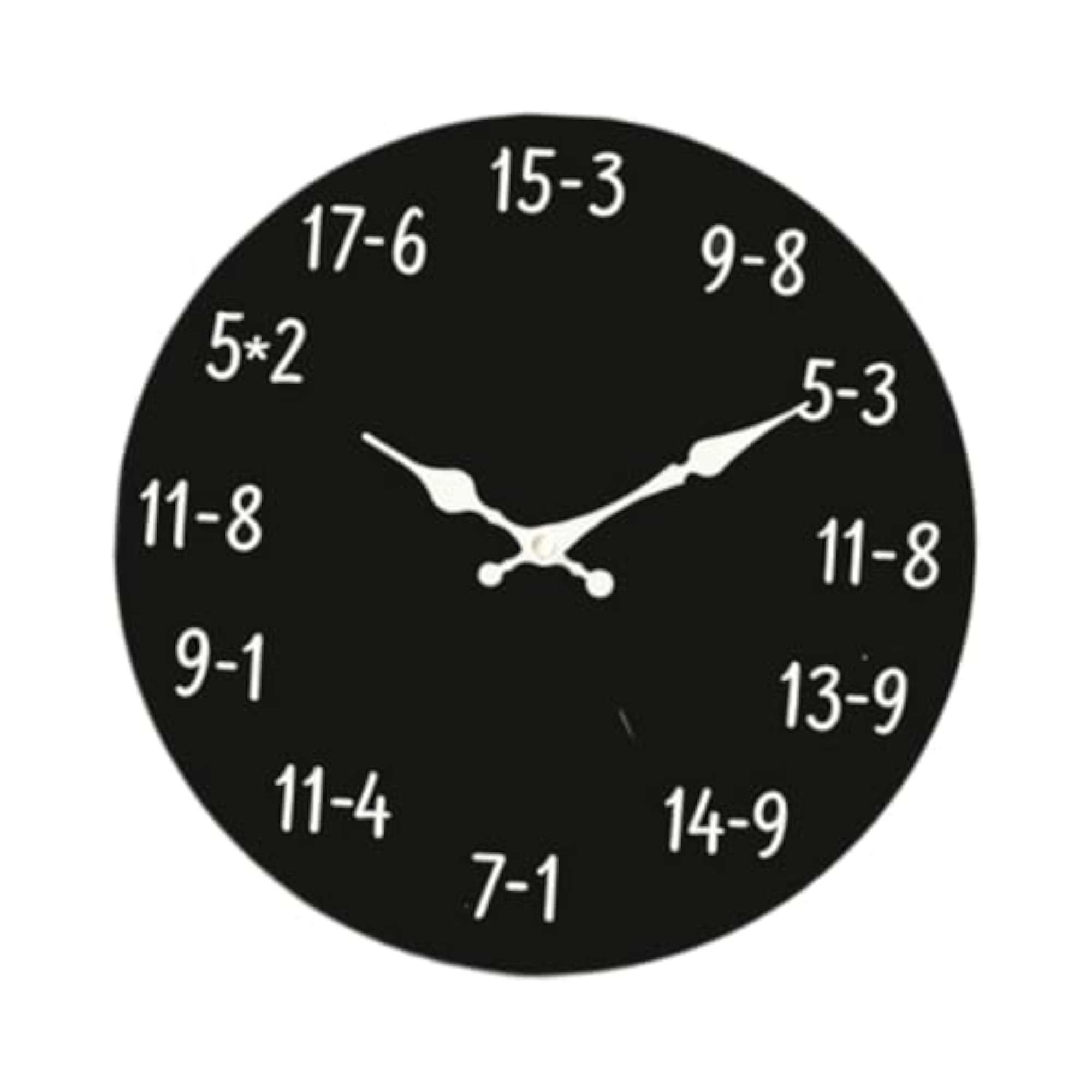Math Equations Wall Clock Ideal Gift for Students