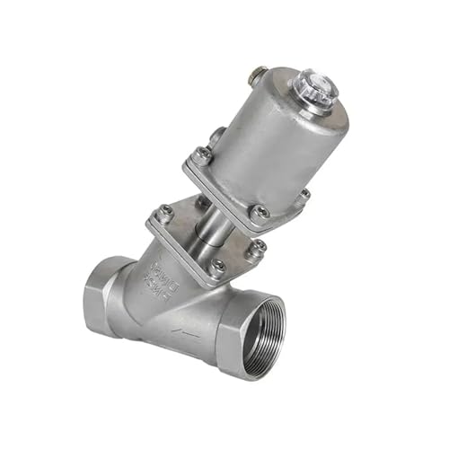 Vanne pneumatique DN40 inox angle 16 bar haute durabilité
