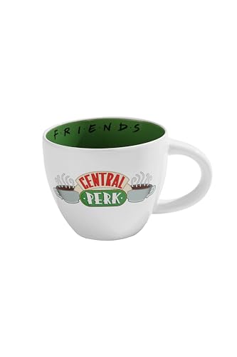 Friends Cappuccino Tasse in Geschenkbox (Central Perk Design) Kaffeetasse - Offizielles Lizenzprodukt