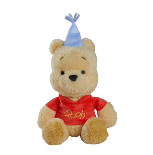 Simba Disney Winnie l'ourson Anniversary Winnie Peluche Douce 25 cm Idée Cadeau pour Enfants et Fans à partir de 0 Mois