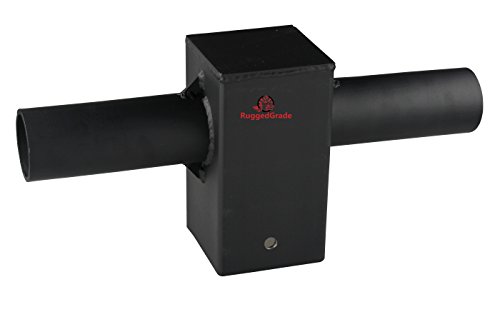 Tenon Bullhorn Adapter - 2 Head - for 4 inch Square Pole - Light Pole Adapter