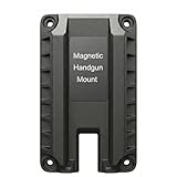Sooshoom Gun Magnet Mount for Truck Car Vehicle, Heavy Duty Magnetic Pistol Holder for Revolver Shotgun, 10LBS Strong N52 Magnet, Easy Access Mount for Desk Wall Safe