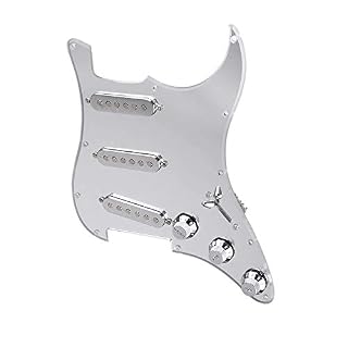Accessories 3Ply SSS partie de guitare électrique assemblage de pickguard chargé précâblé durable (Color : D) - Les Beatles, Paul McCartney, John Lennon, RIngo Starr, George Harrison
