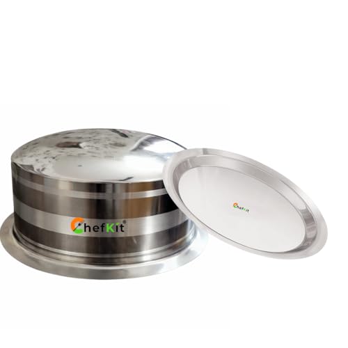 Image of Sumeet Stainless Steel Belly Shape 4 Pc Tope /Cookware /Pot Set with Lid Capcity - 0.5L,1L,1.5,2L