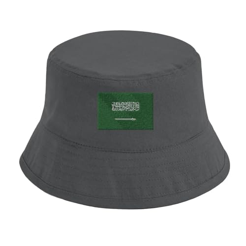 Bob drapeau Arabie Saoudite en coton chapeau de supporter vert