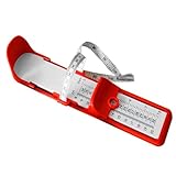 Instrumento de medición de pie para niños de 20 cm para todas las edades para determinar la longitud y el ancho para una selección óptima de zapatos, medidor de longitud para niños