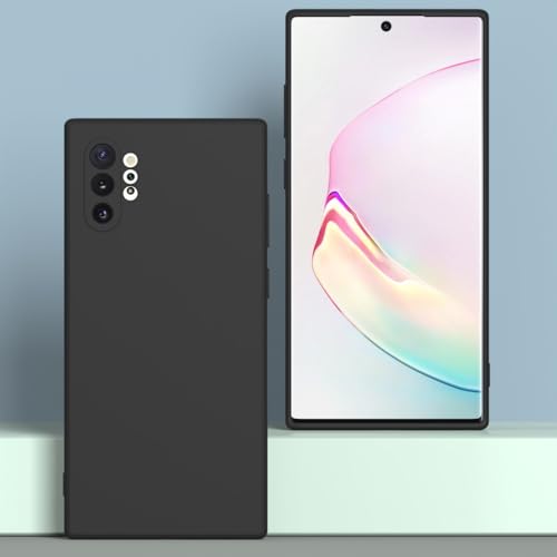 Image of for Samsung Galaxy Note 10 Plus Case Black, Scratch Resistant with Soft Touch, Slim Thin Phone Cover for Samsung Galaxy Note 10 Plus