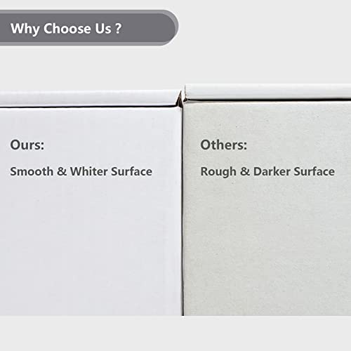 Timirog White Shipping Boxes 12X9X4 Inch 20 Pack- Corrugated Cardboard Mailing Box For Small Business, Tab Locking Literature Mailer Packaging Supplies For Packing Gifts Craft thumb #2