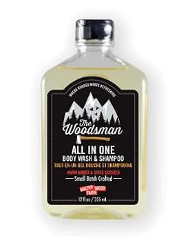 Walton Wood Farm, All in 1, Mens Body Wash & Shampoo The Woodsman, 12 oz