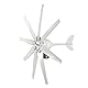 500-W-Windturbinen-Windgenerator-Kit mit 8 Flügeln MPPT-Controller für Solarstromerzeugungssystem (12V)