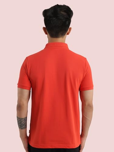 Image of Rupa Bumchums Men Super Combed Cotton Solid Half Sleeve Club Collar Polo Regular Fit T-Shirt with Chest Pocket