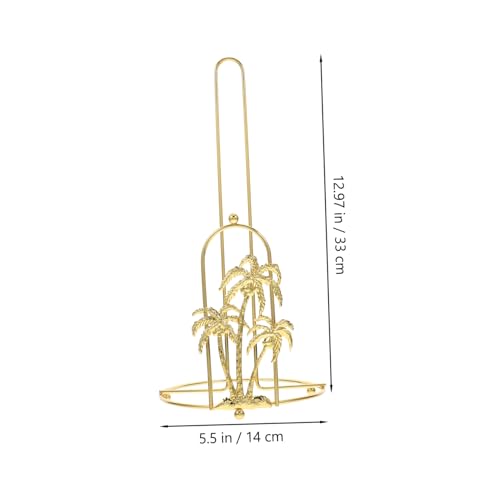 Soporte de cocina de diseño rústico en forma de árbol portarrollos para encimeras 3