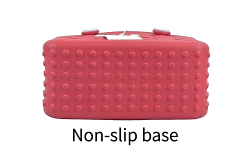 Small Beach Bag - Blowing Pink Bubbles - Lightweight, Washable, Durable - All Purpose EVA - for Beach, Pool, Boat, Work4