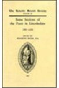 Records of Some Sessions of the Peace in Lincolnshire, 1360–1375: 30 (Publications of the Lincoln Record Society)