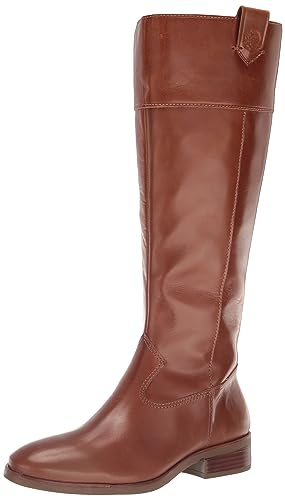 Bottes hautes Vince Camuto l'excellence du cuir marron noyer en pointure 38