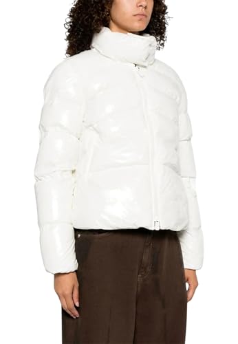 Doudoune courte Pinko contre le froid : veste blanche en polyamide taille 38