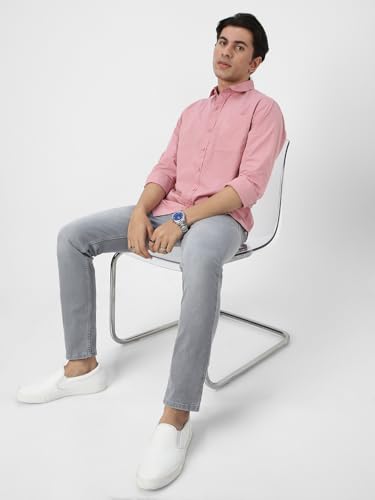 Image of Urbano Fashion Men's Cotton Full Sleeve Regular Fit Casual Solid Shirt