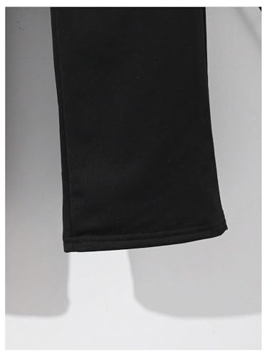 Boy's Wide Leg Sweatpants Drawstring Waist Casual Athletic Pants Loose Sports Trousers with Pockets3