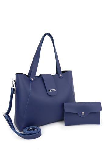 Bolsa Feminina Transversal Sacola Retta Oficial (AZUL)