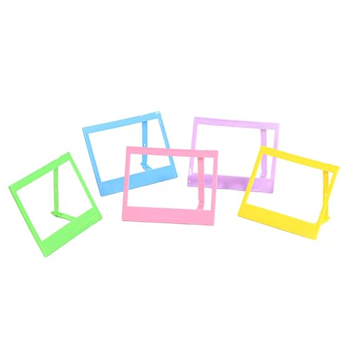 Juego de 5 marcos de fotos multicolor elegantes y únicos para entusiastas