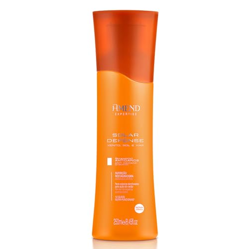 Shampoo Anti Danos Solar Defense Expertise, 250ml, Proteção Contra As Agressões Externas Como Vento, Sol E Mar, Devolvendo Aos Fios Danificados Brilho E Flexibilidade Natural, Disciplinando Os Fios E Controlando O Frizz.