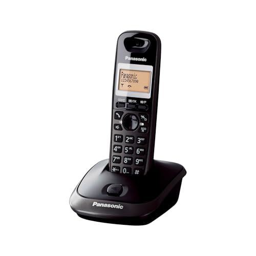 Modalità Eco One Touch Panasonic KX-TG2511 Telefono Cordless Domestico, Nero