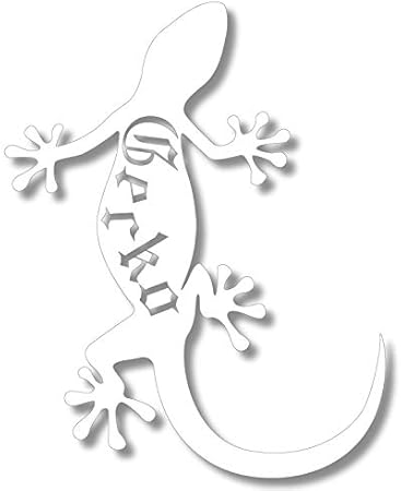 Amazon Co Jp Nc Smile ヤモリ Gecko トカゲ ステッカー H100mm ホワイト Diy 工具 ガーデン Amazon Co Jp Nc Smile ヤモリ Gecko トカゲ ステッカー H100mm ホワイト Diy 工具 ガーデン