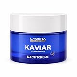 LACURA Skin Kaviar Illumination Nachtcreme – Intensive Regeneration über Nacht, mit Kaviarextrakt, Hyaluron & Schneealge, für reife Haut ab 40