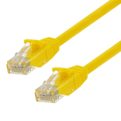NavePoint Cable Patch CAT6 UTP 2 Ft 10 Unidades Amarillo miniatura 1