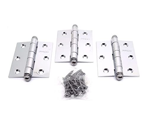 Dobradiça Aço Carbono Porta 3025 Concept Cromado ACR Pado