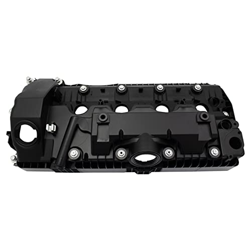 Image of TRQ Engine Valve Cover w /Gasket & Hardware RH Passenger Cylinders 1-4 for BMW