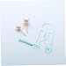 2pcs Ear Piercing Tool for Adults User Friendly Earring Piercer for Safe Home Travel Use Compact Lightweight Design