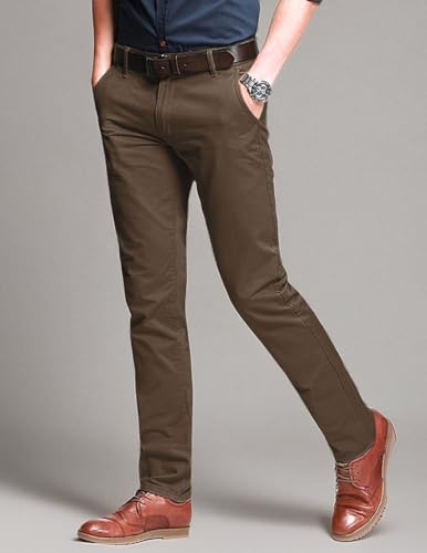Image of Match Men's Regular Fit Comfort Stretch Casual Chino Pants