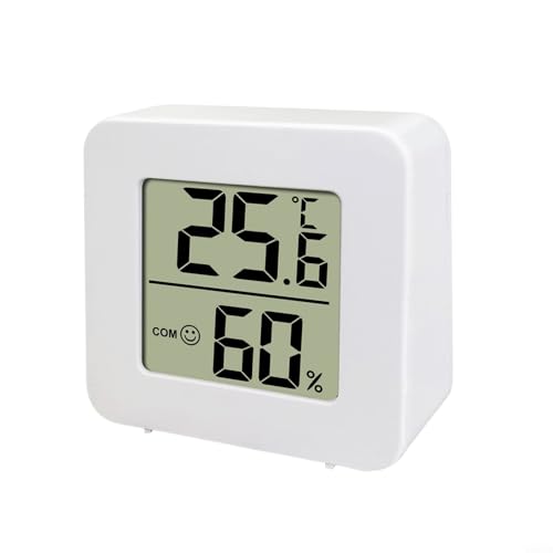 Mini higrómetro digital termómetro interior y habitación de humedad, termómetro de interior, higrómetro inteligente LCD, sensor de alta precisión, higrómetro