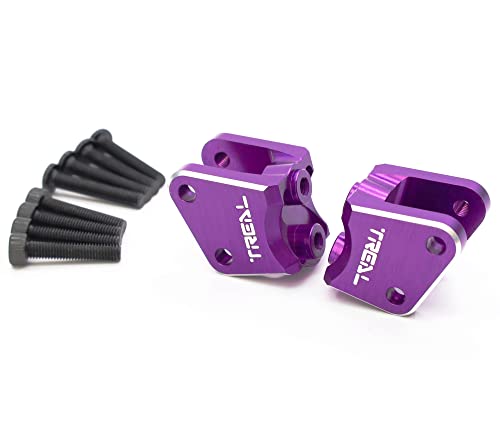 Supports de liaison arrière Treal en aluminium 7075 violet pour Axial Ryft RBX10