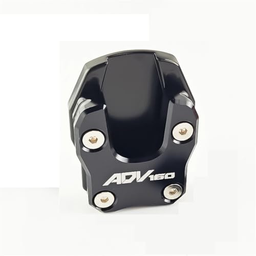 Plaque support latéral moto Honda ADV 150 évite la chute de votre scooter rallonge noire