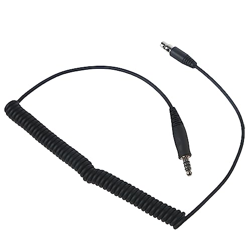 Adaptador de cable auxiliar Aviation U174 a conector XLR 5 pines miniatura 4
