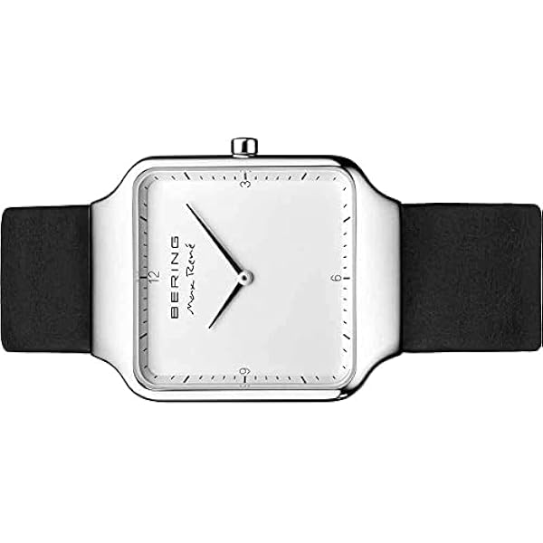 BERING Unisex Analogt Quarz Max René Collection armbandsur med Kalvskinn Armband och Safirglas