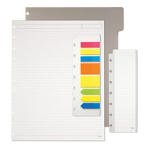 TUL® Discbound Notebook Starter Kit, Letter Size, Assorted