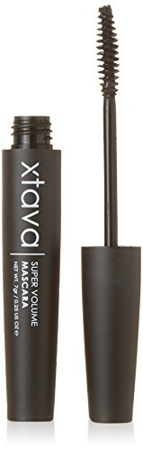 xtava Super Volume Thickening Mascara - Long-Lasting, 3D Volumizing Formula for Dramatically Full Lashes - Smudge-Proof and Safe for Contact Lens Wearers