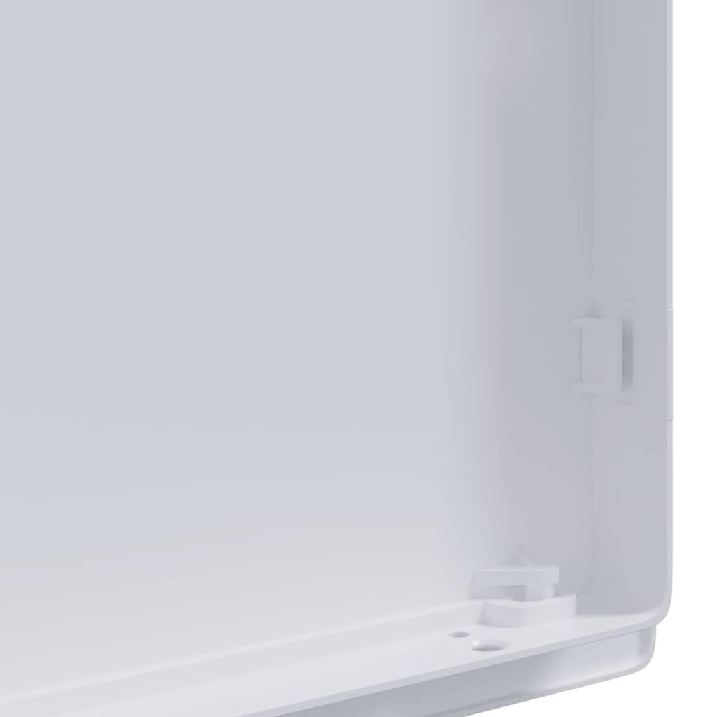 2 paneles de acceso, color blanco, 15 x 23 cm, plástico ABS, puerta de inspección, puerta de inspección, cable sanitario, tubo