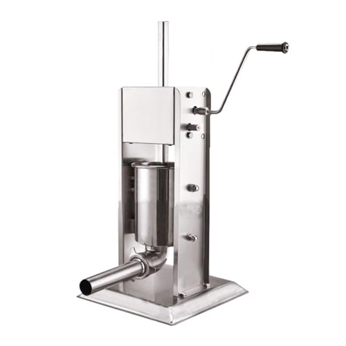 Embutidora vertical manual de acero inoxidable, máquina de cocina para rellenar carne vertical, diámetro interior del tubo intestinal 15/20/30/35 mm, para uso profesional en cocinas comerciales y uso