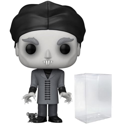 POP Películas: Nosferatu 100th Anniversary - Count Orlok Black & White Limited Edition Chase Funko Figura de vinilo (incluye funda protectora de caja compatible), multicolor, 3.75 pulgadas
