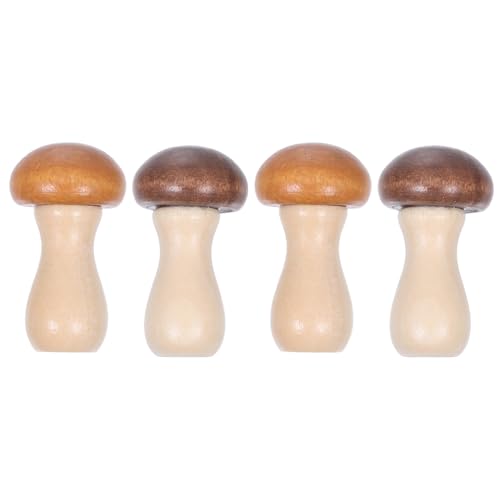 TOGEVAL 4個 ?膜`状の木製箸置き おしゃれで実用的な箸ホルダー 食卓の整理にな木製カトラリースタンド 小スペース設置可能で耐久性抜群