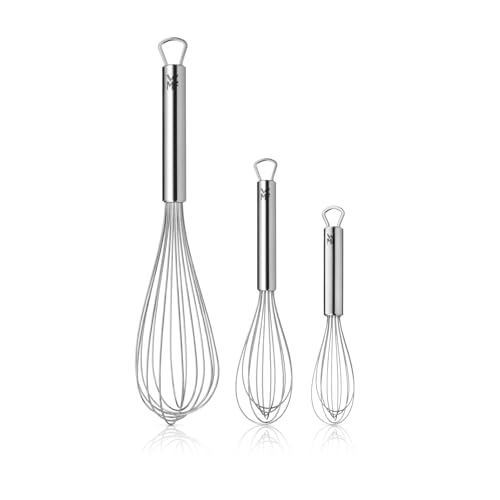 WMF Profi Plus Schneebesen Set 3-teilig, Schneebesen Edelstahl teilmattiert, Rührbesen, Quirl,...