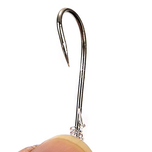 Gancho de peixe, 10 peças para uso ao ar livre, mini ganchos de pesca de aço carbono anticorrosão -